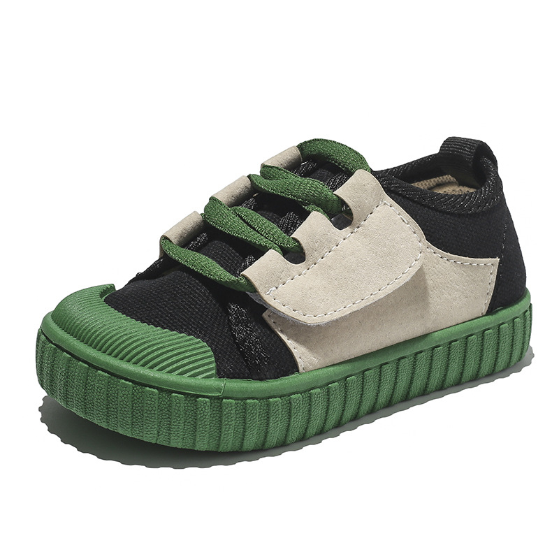 Παιδικά καμβά παπούτσια για βρέφη και νήπια – αναπνεύσιμα, με Velcro, σόλα καουτσούκ, unisex, 1–3 ετών
