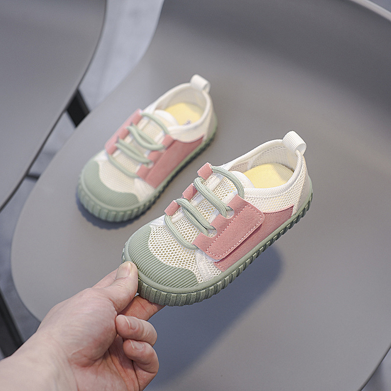 Παιδικά καμβά παπούτσια για βρέφη και νήπια – αναπνεύσιμα, με Velcro, σόλα καουτσούκ, unisex, 1–3 ετών