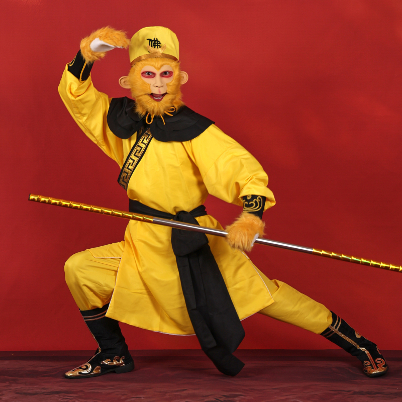 Set kostima Putovanje na Zapad za četiri osobe – Sun Wukong, Tang Sanzang, Sha Wujing, Zhu Bajie; Poliester; jesen 2025; unisex; tb-963115145808