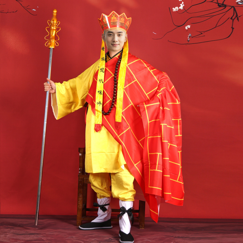 Set kostima Putovanje na Zapad za četiri osobe – Sun Wukong, Tang Sanzang, Sha Wujing, Zhu Bajie; Poliester; jesen 2025; unisex; tb-963115145808