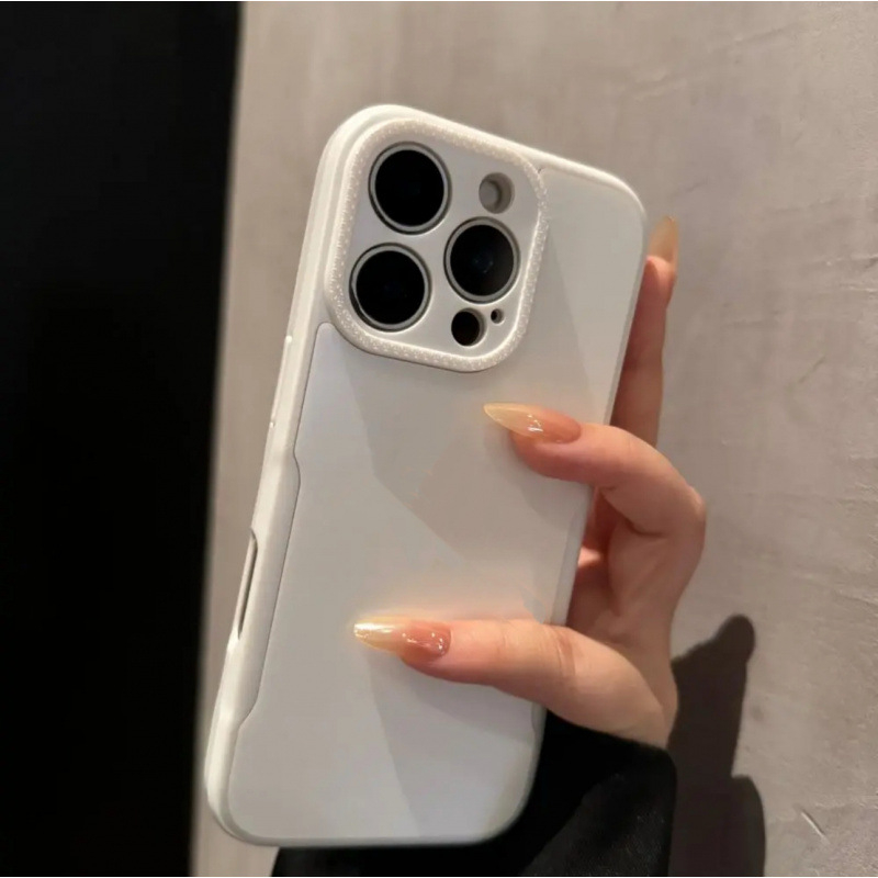 Kućište za iPhone 13/15/16/17 — mat završna obrada, dizajn uskog struka, materijal PC+TPU, otporno na udarce, otporno na trošenje, otporno na otiske prstiju