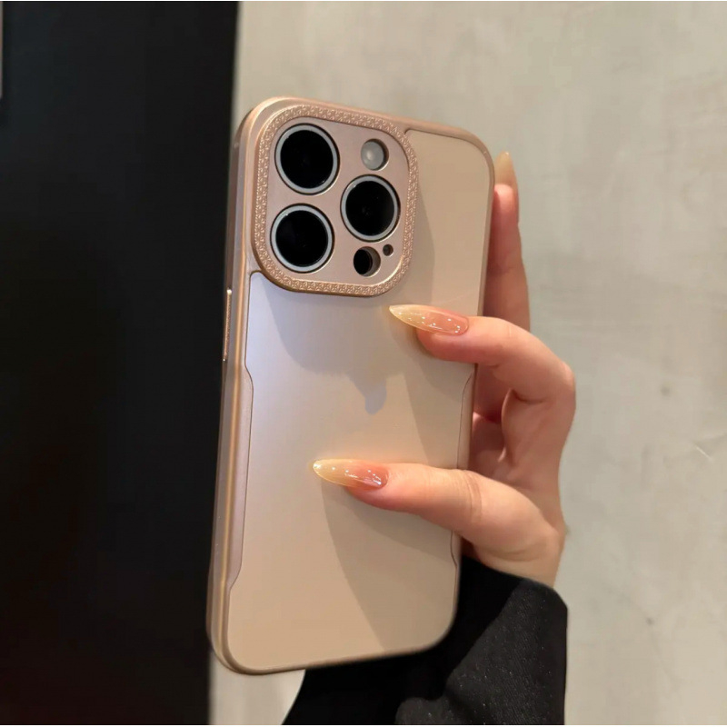 Kućište za iPhone 13/15/16/17 — mat završna obrada, dizajn uskog struka, materijal PC+TPU, otporno na udarce, otporno na trošenje, otporno na otiske prstiju
