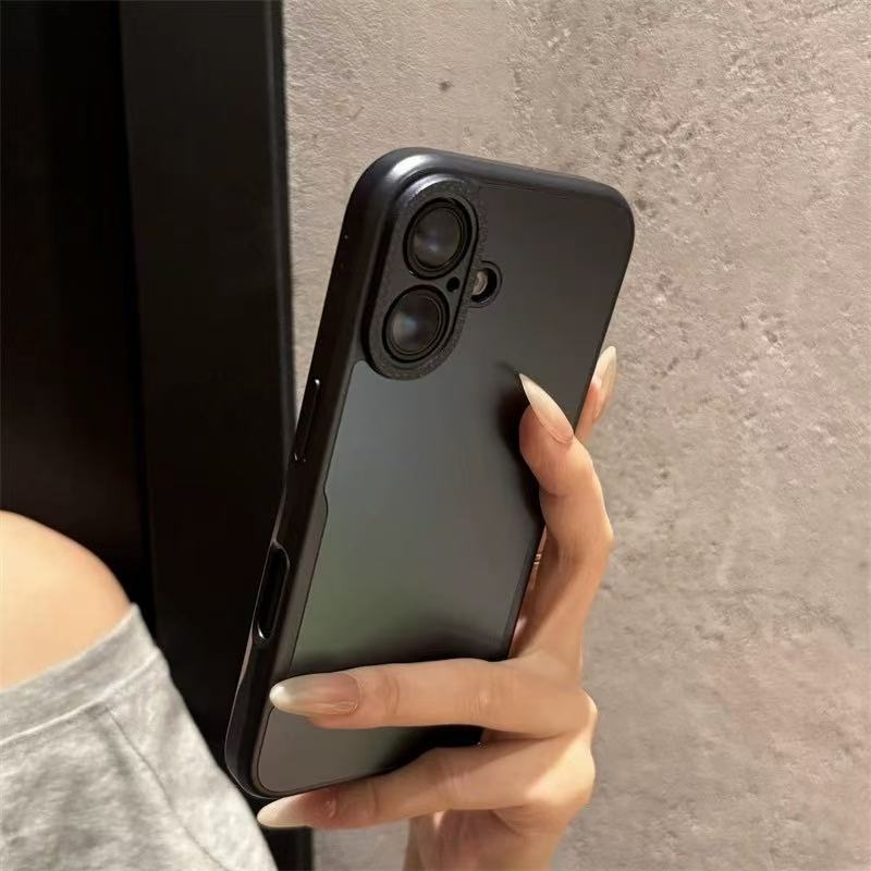 Kućište za iPhone 13/15/16/17 — mat završna obrada, dizajn uskog struka, materijal PC+TPU, otporno na udarce, otporno na trošenje, otporno na otiske prstiju