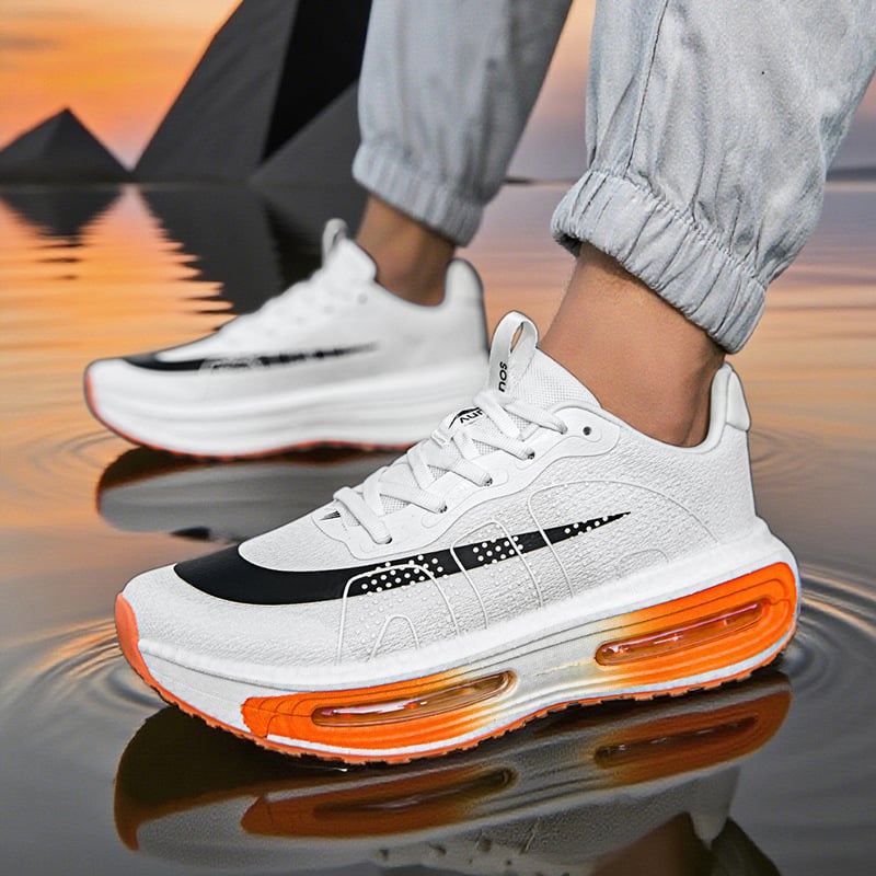 Pantofi de alergare pentru copii cu pernă de aer de 4-a generație, partea superioară din plasă respirabilă, placă de carbon, talpă din cauciuc – pentru băieți