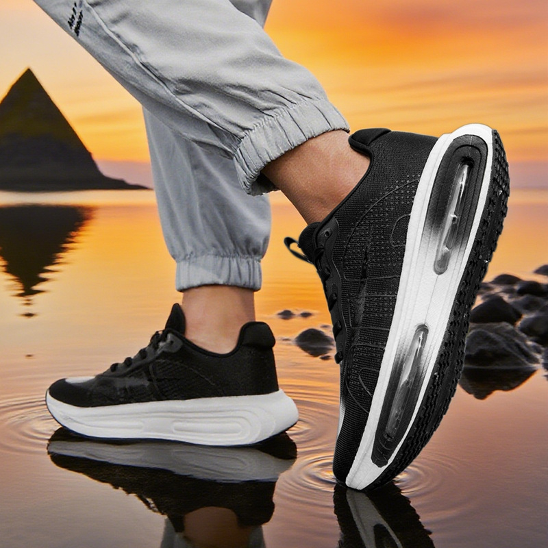 Pantofi de alergare pentru copii cu pernă de aer de 4-a generație, partea superioară din plasă respirabilă, placă de carbon, talpă din cauciuc – pentru băieți