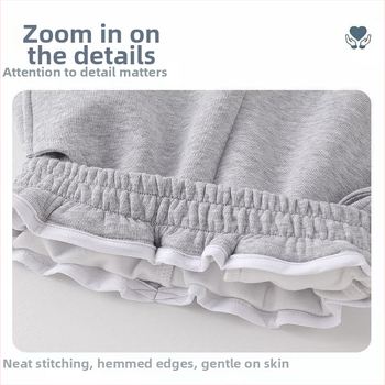 Κοριτσίστικα παντελόνια από κορντουρούι με γούνα κουνελιού, θεμα My Melody & Kuromi, κορεατικό στυλ, Άνοιξη 2025 – ηλικίες 3–8.