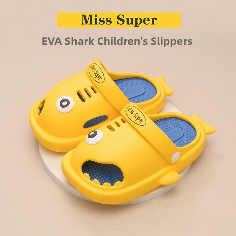 Detské EVA perforované papuče (Baotou štýl) – Unisex, každodenná pohoda, bez vnútornej podšívky