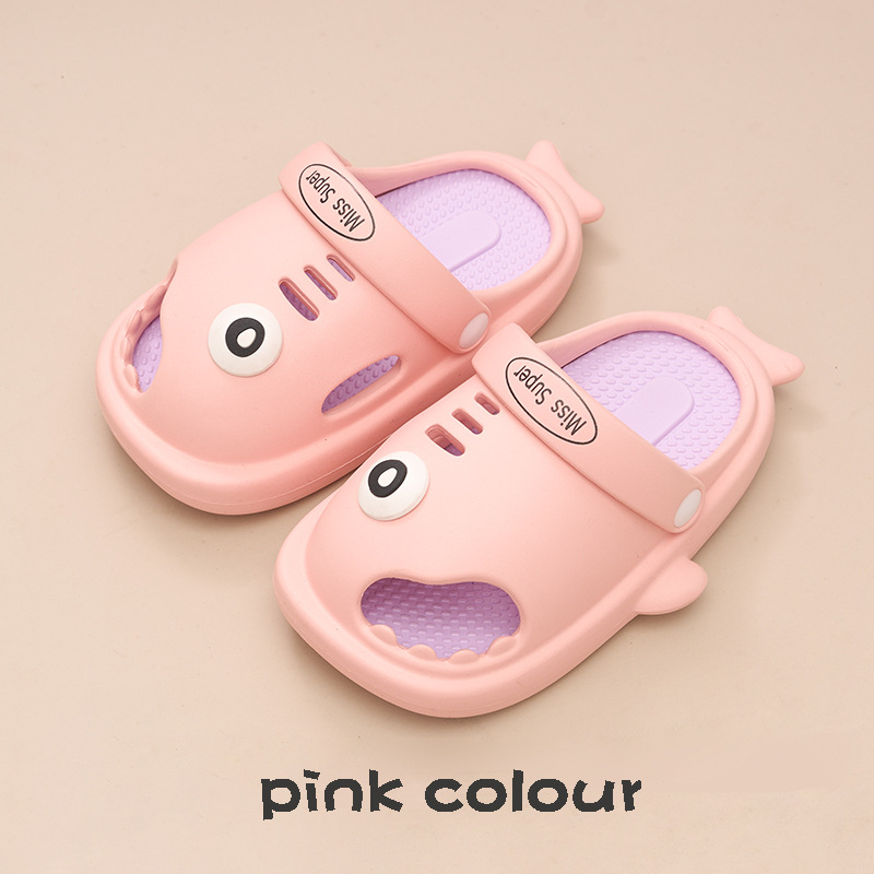 Papuci EVA perforați pentru copii (stil Baotou) – Unisex, confort zilnic, fără căptușe interioară