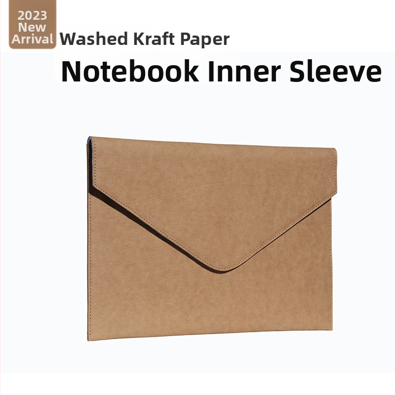 Kraft papír laptop tok 16 hüvelykig kompatibilis, filc béléssel és ütésálló kialakítással