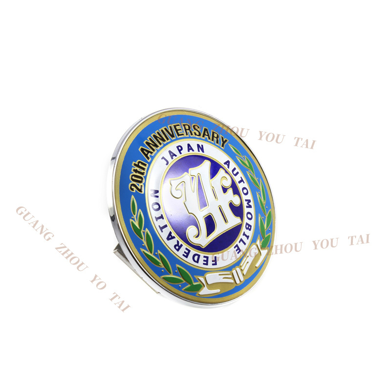 Μεταλλικό έμβλημα μπροστινής γρίλιας αυτοκινήτου από την Yutai, γενική εφαρμογή, τοποθέτηση στην μπροστινή γρίλια, βάρος 87 g