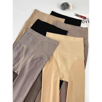 Jednodjelne najlon pantyhose, visok pas, mršav kroj, duge hlače