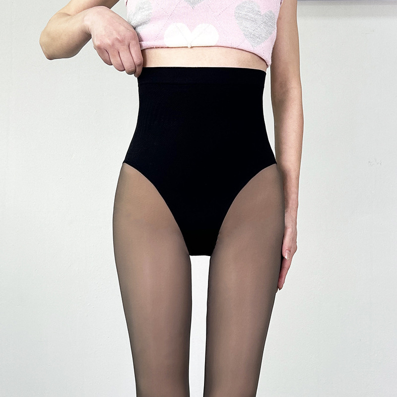 Jednodjelne najlon pantyhose, visok pas, mršav kroj, duge hlače