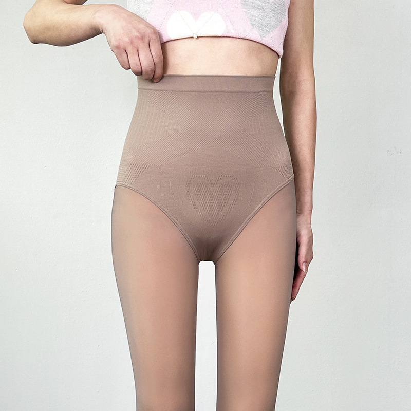 Jednodjelne najlon pantyhose, visok pas, mršav kroj, duge hlače