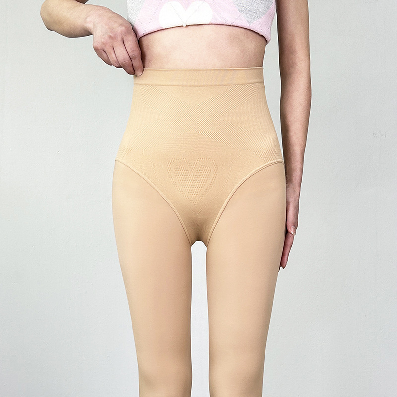 Jednodjelne najlon pantyhose, visok pas, mršav kroj, duge hlače