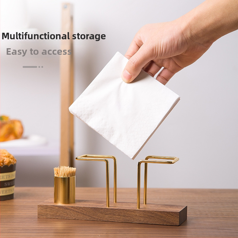 Držač papirnatih ubrusa od drveta, vertikalni dizajn, moderni minimalistički stil, višenamjenski (Materijal: drvo; Model: Solid Wood Model; Stil: moderni minimalistizam; Funkcija: višenamjenski)