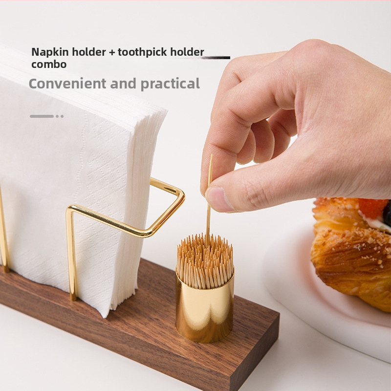 Držač papirnatih ubrusa od drveta, vertikalni dizajn, moderni minimalistički stil, višenamjenski (Materijal: drvo; Model: Solid Wood Model; Stil: moderni minimalistizam; Funkcija: višenamjenski)