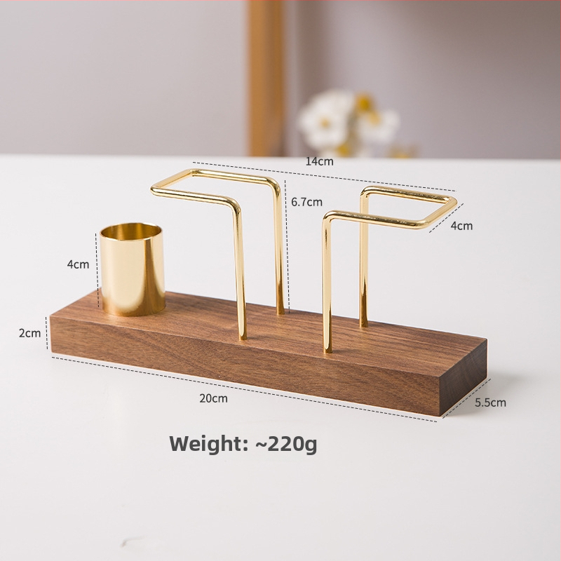 Držač papirnatih ubrusa od drveta, vertikalni dizajn, moderni minimalistički stil, višenamjenski (Materijal: drvo; Model: Solid Wood Model; Stil: moderni minimalistizam; Funkcija: višenamjenski)
