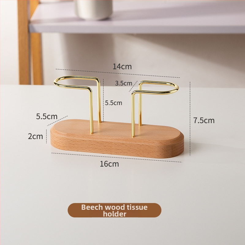Držač papirnatih ubrusa od drveta, vertikalni dizajn, moderni minimalistički stil, višenamjenski (Materijal: drvo; Model: Solid Wood Model; Stil: moderni minimalistizam; Funkcija: višenamjenski)