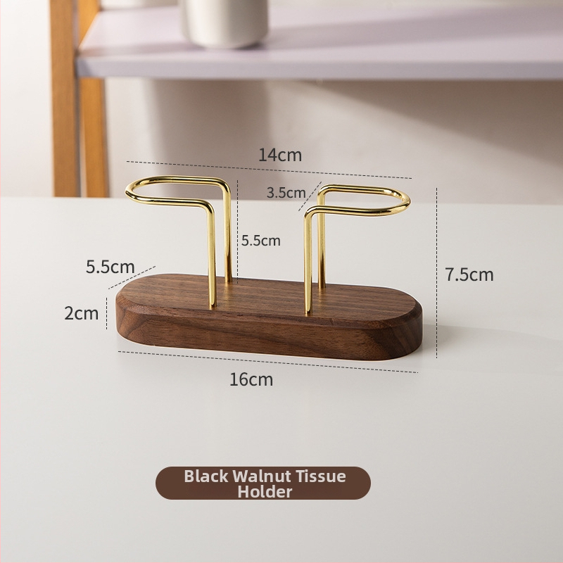 Držač papirnatih ubrusa od drveta, vertikalni dizajn, moderni minimalistički stil, višenamjenski (Materijal: drvo; Model: Solid Wood Model; Stil: moderni minimalistizam; Funkcija: višenamjenski)