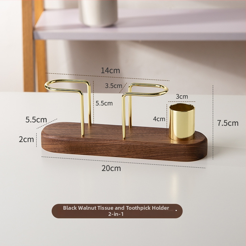 Držač papirnatih ubrusa od drveta, vertikalni dizajn, moderni minimalistički stil, višenamjenski (Materijal: drvo; Model: Solid Wood Model; Stil: moderni minimalistizam; Funkcija: višenamjenski)