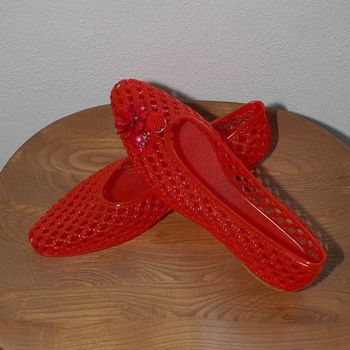 Ženske Mary Jane cipele s oštrim nosom, vintage stil, PVC gornji dio, TPU potplat, cvjetni uzorak, niski potplat