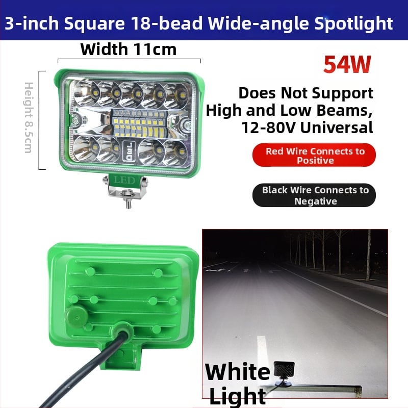 LED svetlo cúvania s veľkým zorným poľom – 12–24V, Cree LED, IP67, 50 440 lm