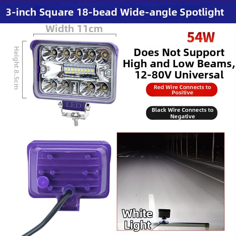 LED svetlo cúvania s veľkým zorným poľom – 12–24V, Cree LED, IP67, 50 440 lm