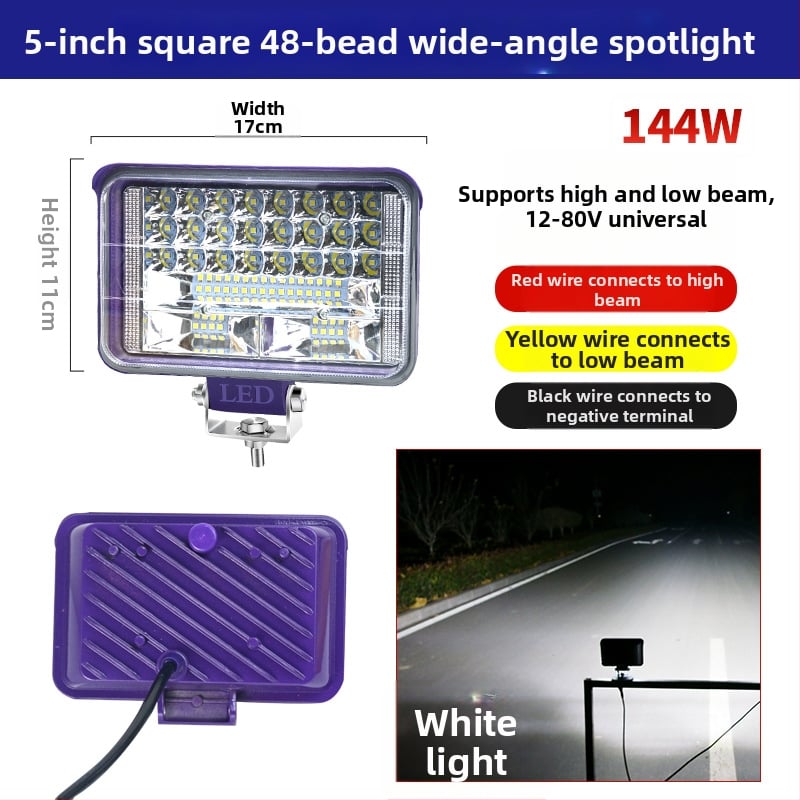 LED svetlo cúvania s veľkým zorným poľom – 12–24V, Cree LED, IP67, 50 440 lm