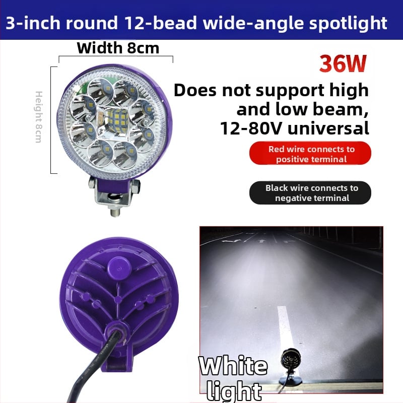 LED svetlo cúvania s veľkým zorným poľom – 12–24V, Cree LED, IP67, 50 440 lm