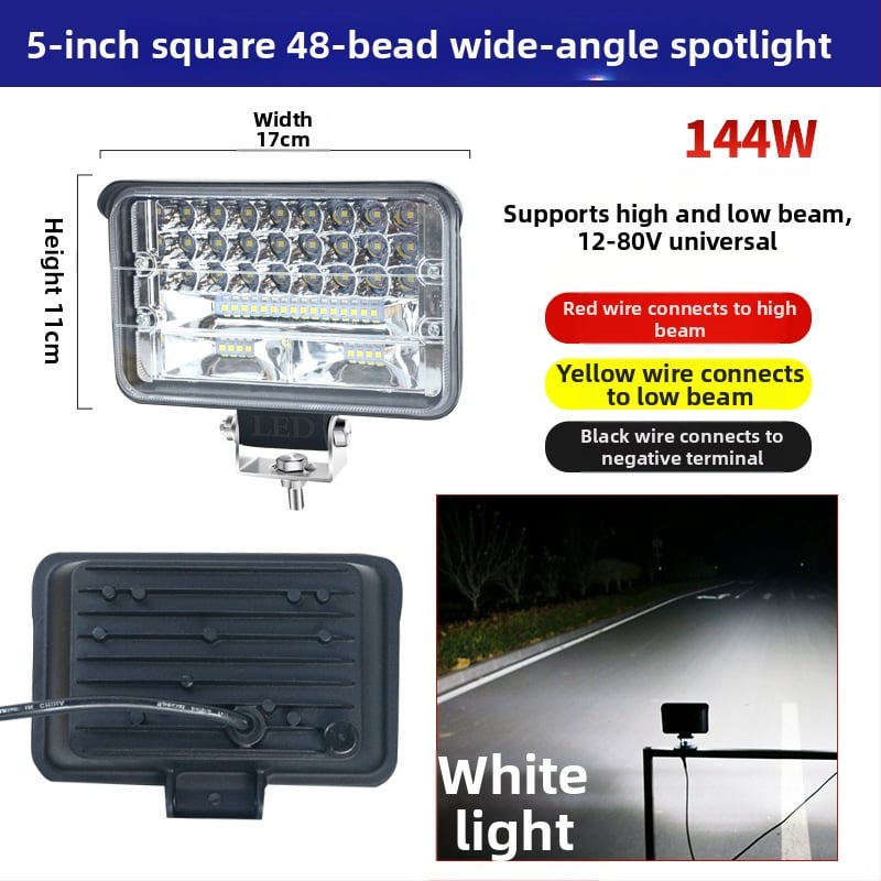 LED svetlo cúvania s veľkým zorným poľom – 12–24V, Cree LED, IP67, 50 440 lm