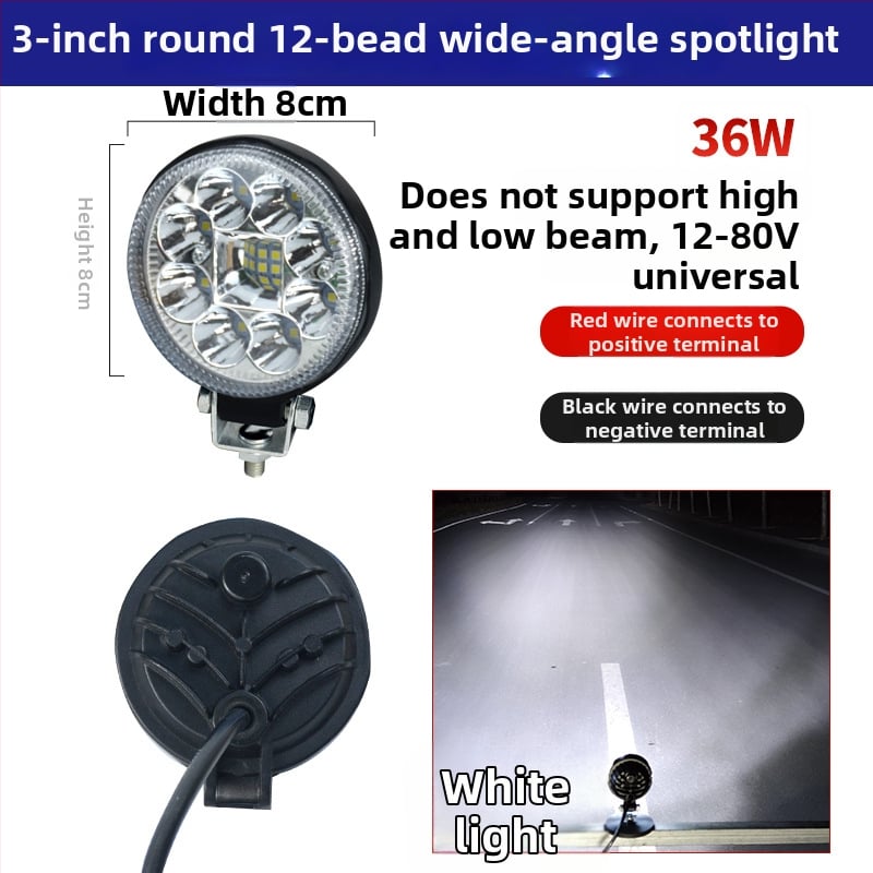 LED svetlo cúvania s veľkým zorným poľom – 12–24V, Cree LED, IP67, 50 440 lm