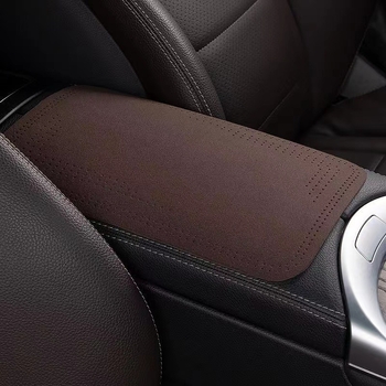 Husă pentru cotieră auto din catifea, potrivire universală, personalizabilă