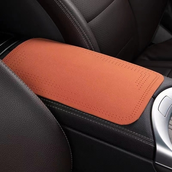 Husă pentru cotieră auto din catifea, potrivire universală, personalizabilă