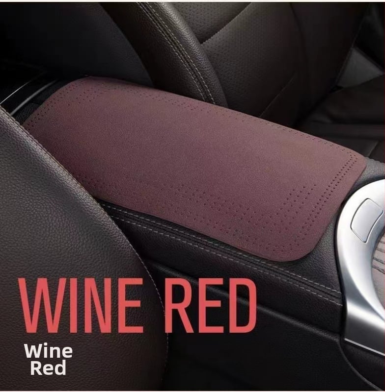 Husă pentru cotieră auto din catifea, potrivire universală, personalizabilă