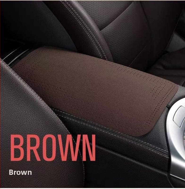 Husă pentru cotieră auto din catifea, potrivire universală, personalizabilă