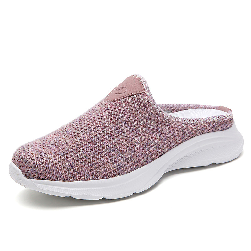 Ženske slip-on tenisice u korejskom stilu, gornji dio od pamukaste tkanine, mrežasti unutarnji dio, MD potplat, debljina potplata 3–5 cm