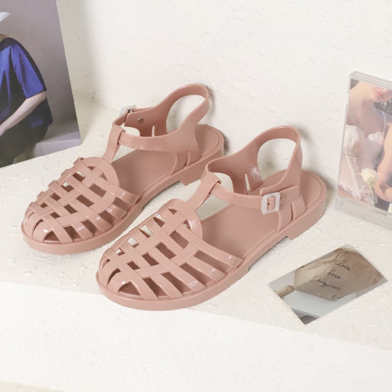 Odrasle rimske sandale – PVC gornji dio, rimski stil, okrugli vrh prsta