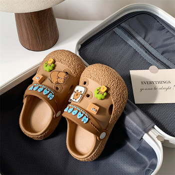 Sandale copii EVA cu talpă groasă, unisex, fără căptușeală, pentru 1–12 ani (Partea superioară: EVA; Talpă groasă; Fără căptușeală; Unisex; Vârsta: 1–12 ani)