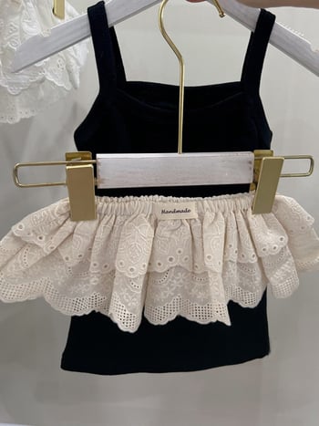 Fustă pentru copii – mini fustă, 100% bumbac, stil coreean, design prințesă, pentru vârsta 1–3 ani