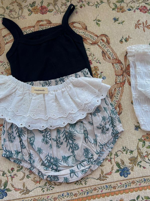 Fustă pentru copii – mini fustă, 100% bumbac, stil coreean, design prințesă, pentru vârsta 1–3 ani