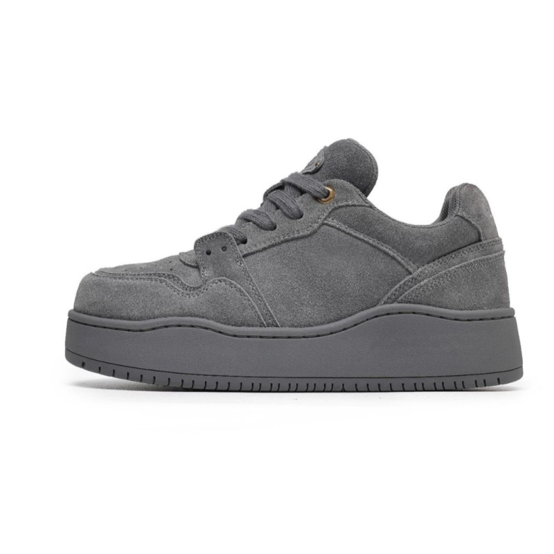 Casual tenisice s okruglim nosom, gornji dio od dvostruke kože goveda, gumena potplat, niski pet 1–3 cm