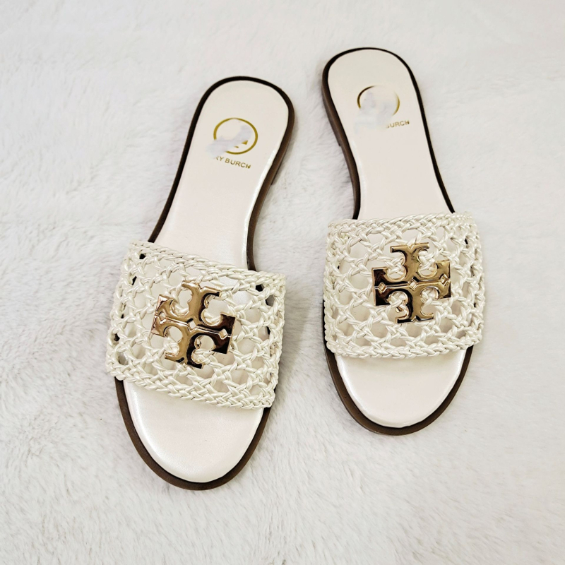 Ženske papuče, sportski stil, tkana gornja stran, mrežasta unutrašnjost, gumena potplata, brzo sušeće, debljina potplata 3-5 cm