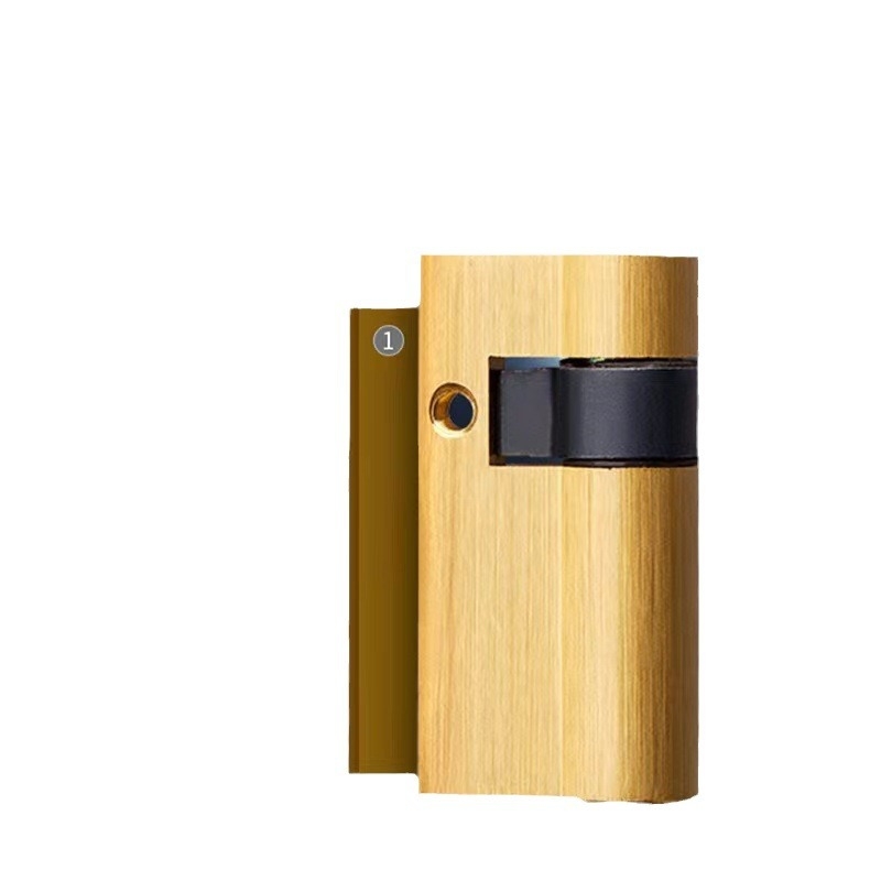 Cilindar brave s otiskom prsta za vrata, bakar, moderan minimalistički stil, mogućnost prilagodbe obrade, opća primjena, Core Crown