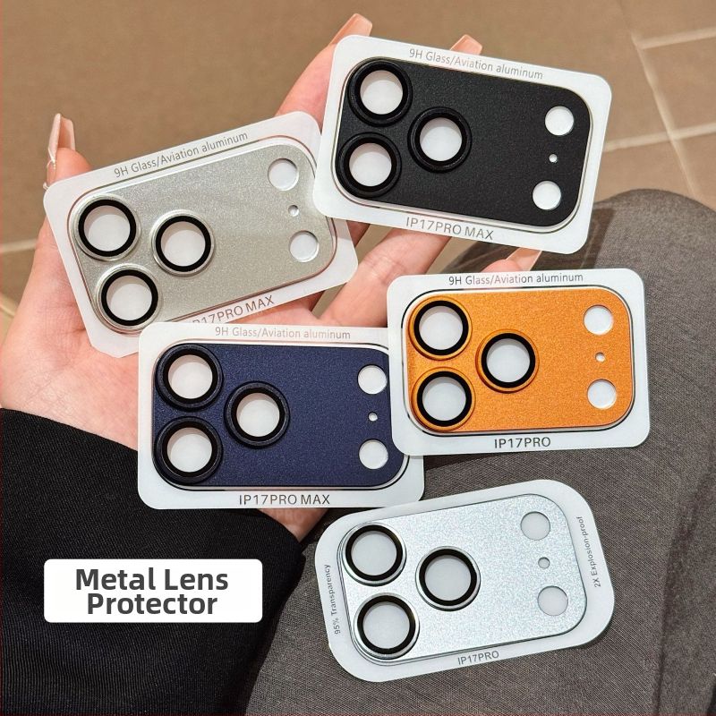 Film de protecție obiectiv din sticlă pentru iPhone 17 Pro Max / 17 – Obiectiv mat