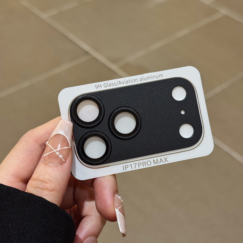 Film de protecție obiectiv din sticlă pentru iPhone 17 Pro Max / 17 – Obiectiv mat