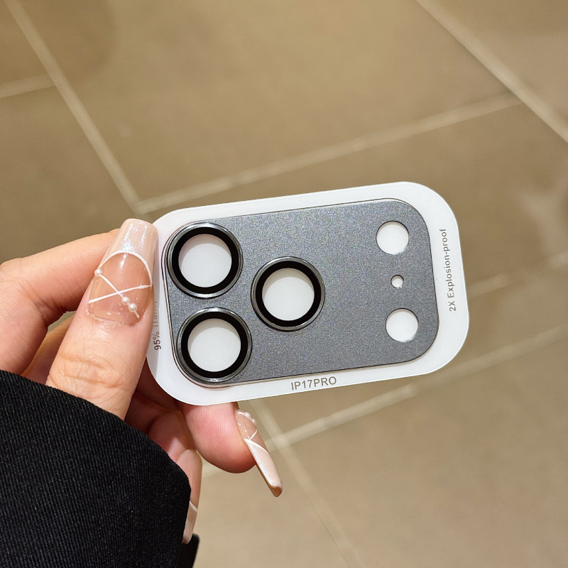 Film de protecție obiectiv din sticlă pentru iPhone 17 Pro Max / 17 – Obiectiv mat