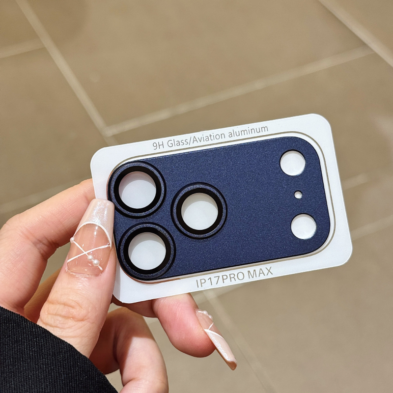 Film de protecție obiectiv din sticlă pentru iPhone 17 Pro Max / 17 – Obiectiv mat