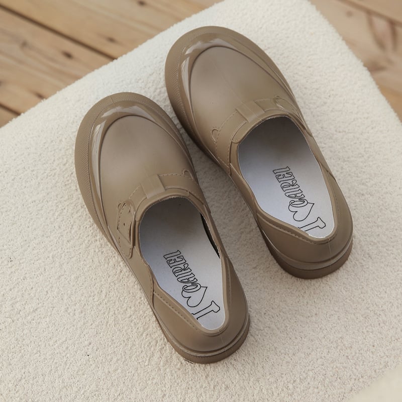 Női esőcsizma alacsony szárú PVC felsőrésszel, vízálló és csúszásmentes, mindennapi viselet