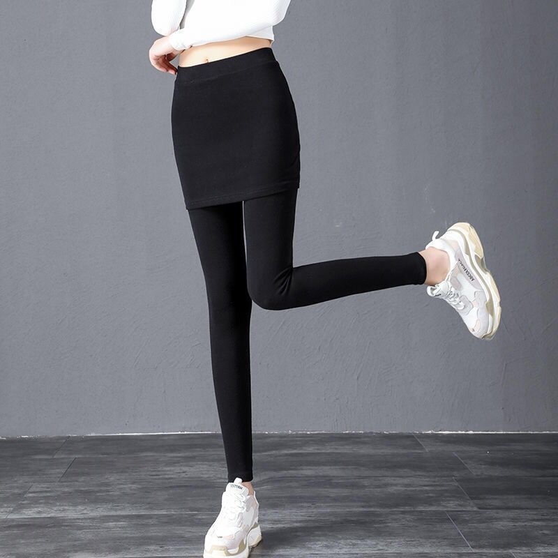 Női nadrág-szoknya illúzió, Modal anyag, hosszú nadrág, karcsúsító hatás, absztrakt minta, őszi 2025