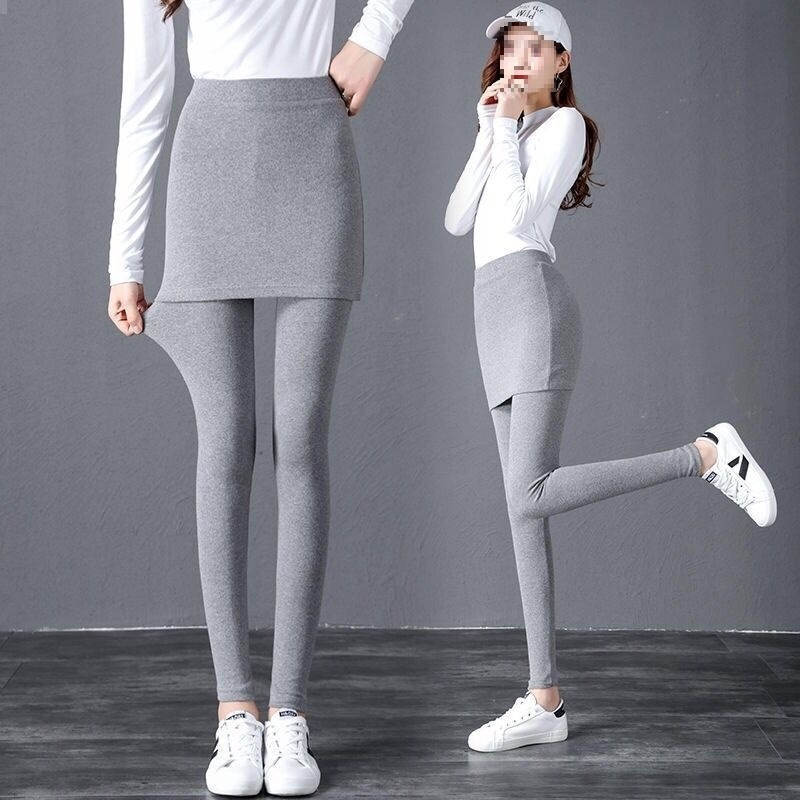 Női nadrág-szoknya illúzió, Modal anyag, hosszú nadrág, karcsúsító hatás, absztrakt minta, őszi 2025